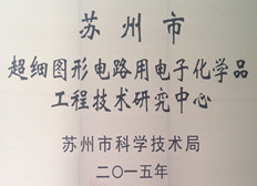 昆山板明被評(píng)為蘇州市企業(yè)工程技術(shù)研究中心